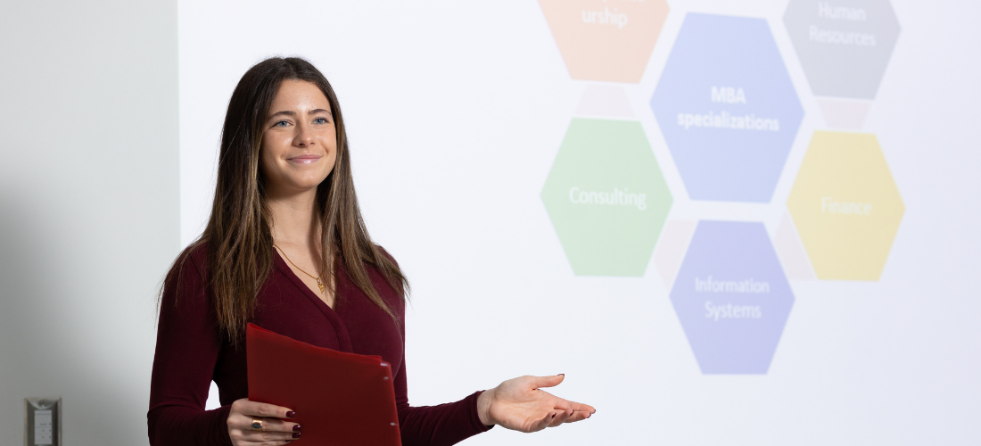 Woman teaching